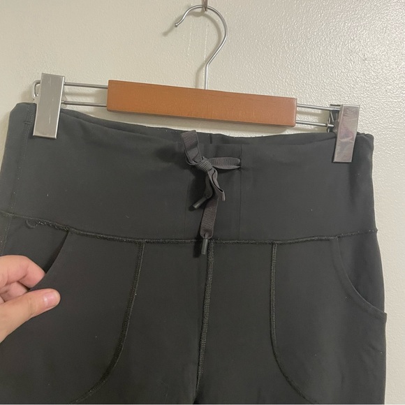 lululemon athletica women's green drawstring waist leggings joggers size 8 - Picture 3 of 10